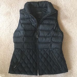 Talbots black puffer vest size S
